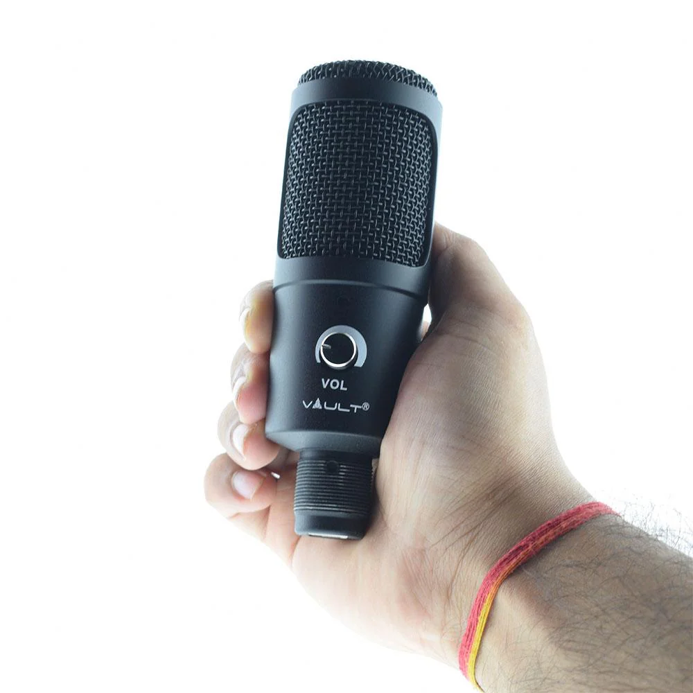 Vault UCM USB Condenser Podcast Microphone Kit - High-Performance Studio Condenser USB Microphone With Tripod Stand, Volume for YouTube, Videos, Singing, Recording, Gaming, Podcasting, Speech, Conference, Meeting, etc. - Open Box - Image 8