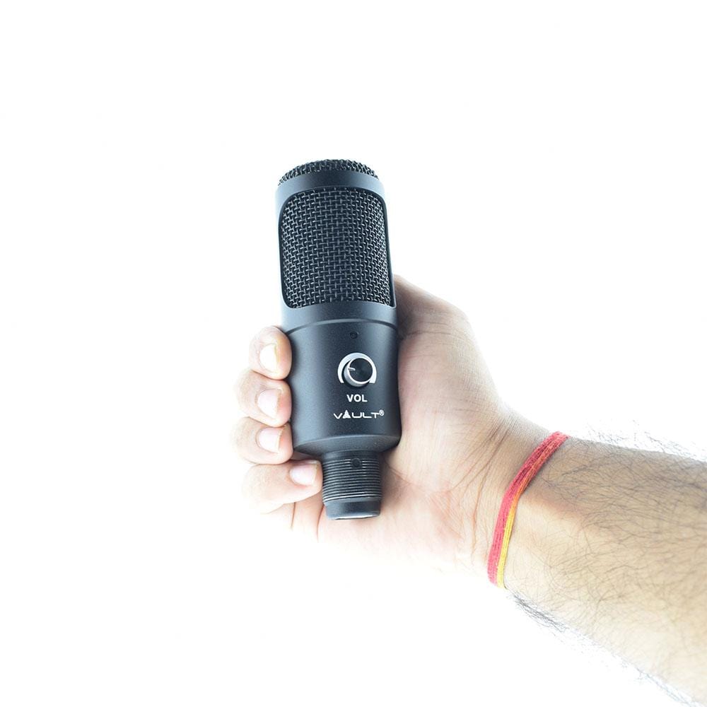 Vault UCM USB Condenser Podcast Microphone Kit - High-Performance Studio Condenser USB Microphone With Tripod Stand, Volume for YouTube, Videos, Singing, Recording, Gaming, Podcasting, Speech, Conference, Meeting, etc. - Open Box - Image 9