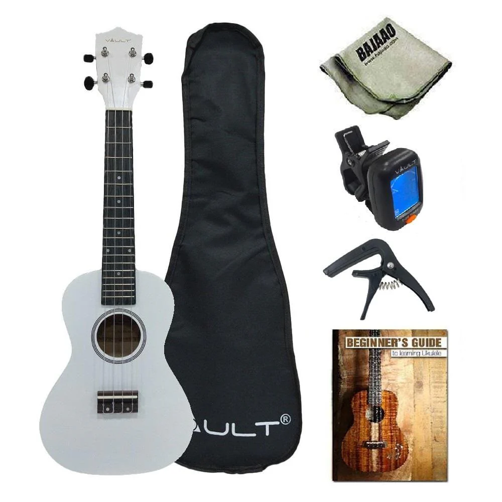 Vault UK-003 Concert Colourful 23-Inch Ukulele With Gig Bag, Tuner, Capo, Polishing Cloth & Ebook - Image 32