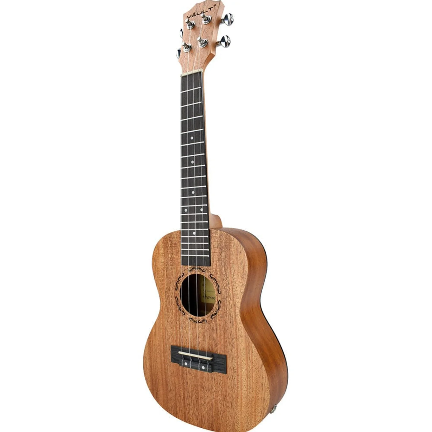 Vault UK-2000C 23-Inch Solid Mahogany Top Premium Concert Ukulele With Gigbag - Image 4