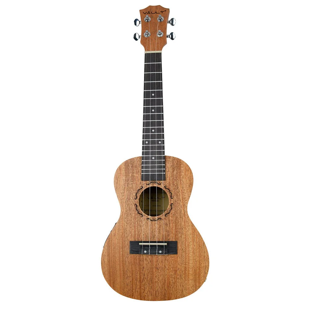 Vault UK-2000CCE 23-Inch Solid Mahogany Top Premium Electro-Acoustic Concert Ukulele With EQ & Gigbag - Image 2