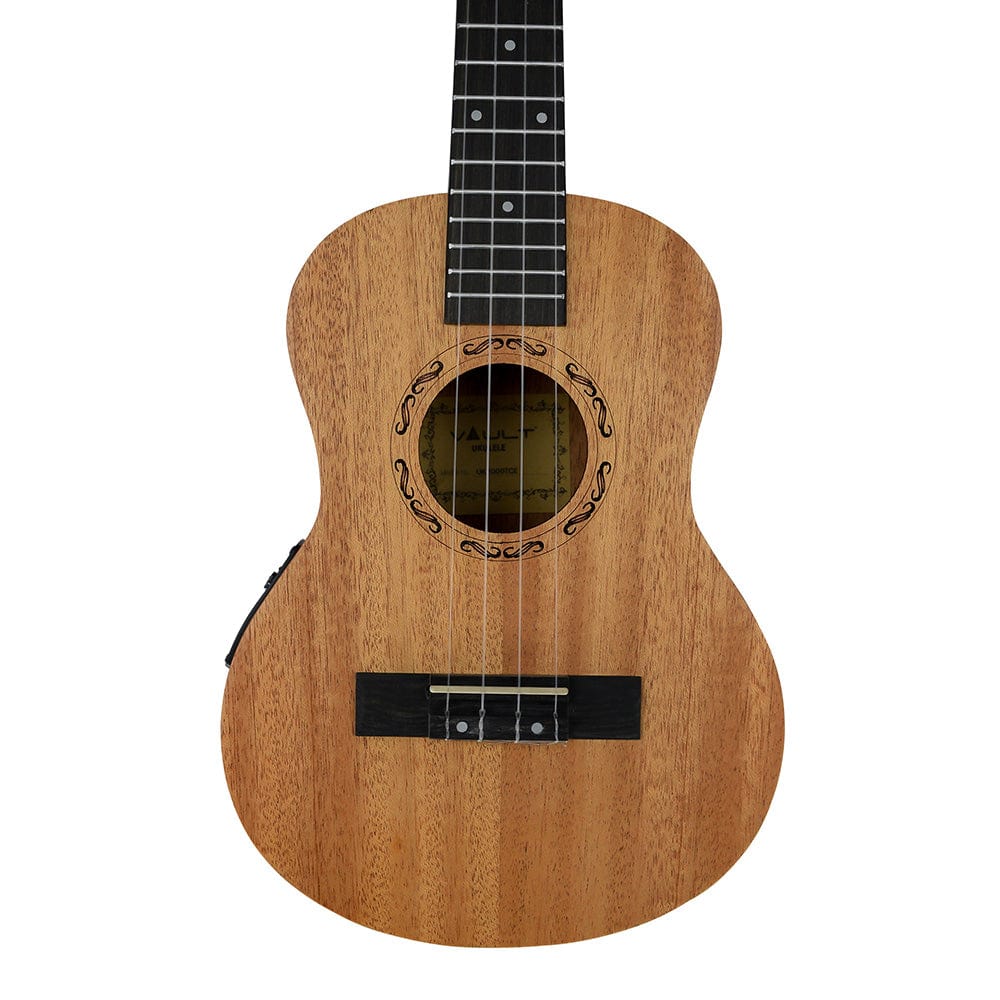 Vault UK-2000TCE 26-Inch Solid Mahogany Top Premium Electro-Acoustic Tenor Ukulele With EQ - Open Box - Image 8