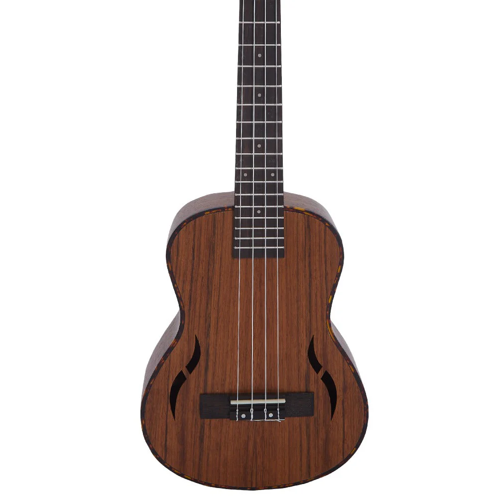 Vault UK-200C 23" Premium Walnut Laminate with Side Soundport Concert Ukulele - Image 2