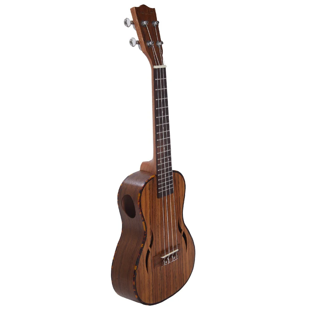 Vault UK-200T 26" Premium Walnut Laminate with Side Soundport Tenor Ukulele - Open Box - Image 5