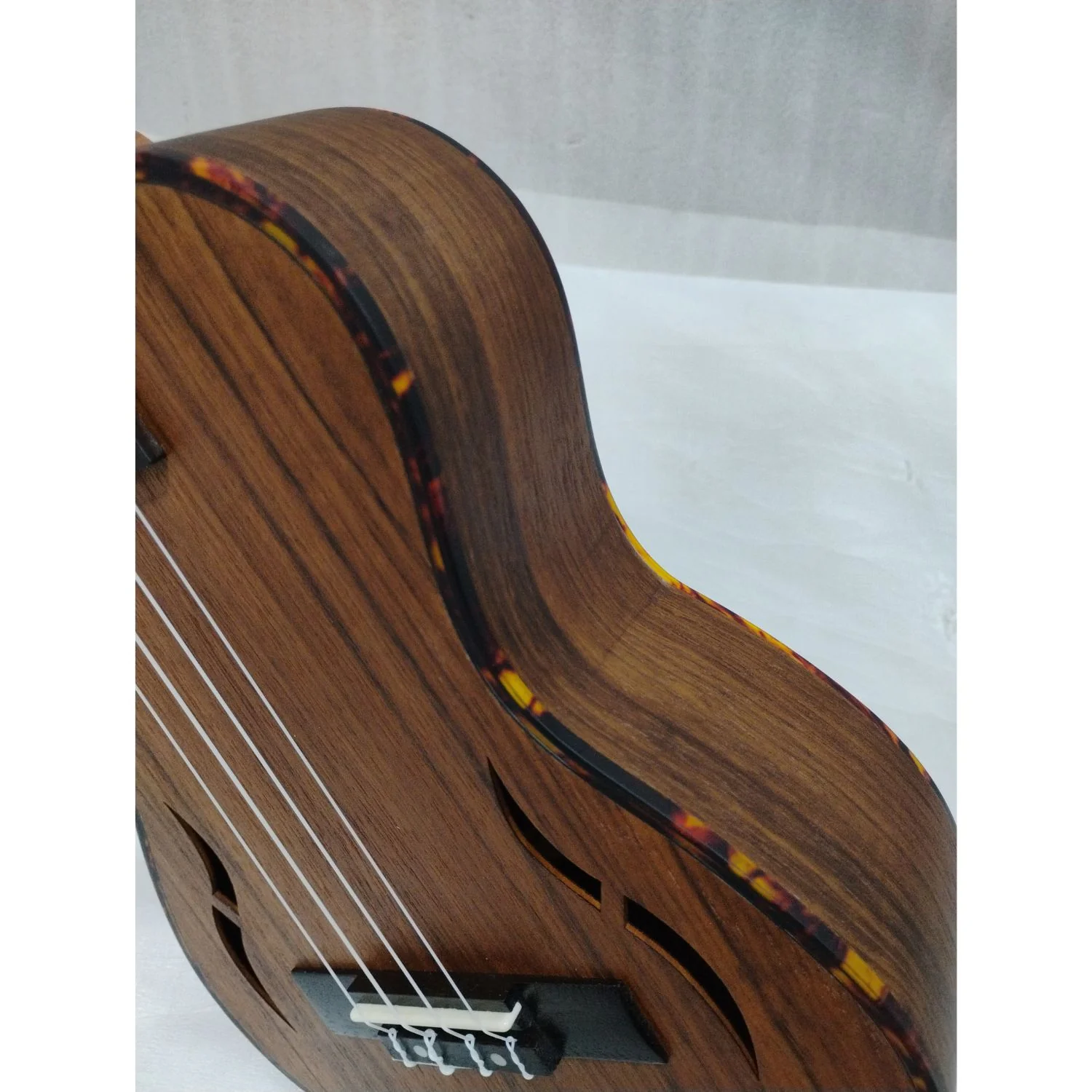 Vault UK-200T 26" Premium Walnut Laminate with Side Soundport Tenor Ukulele - Open Box B Stock - Image 2