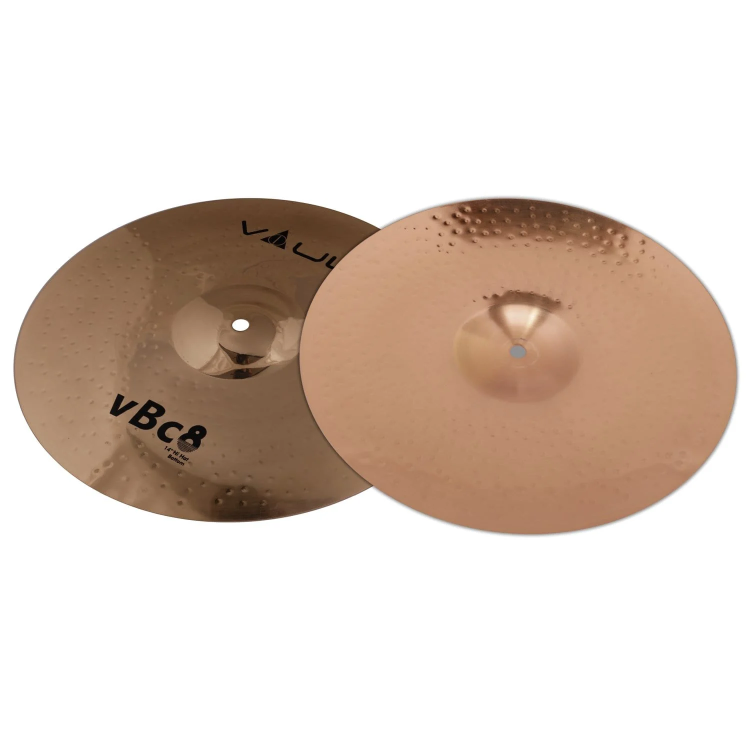 Vault VBC8 Cymbal 14-Inch Hi-Hats Cymbals - Pair - Image 6