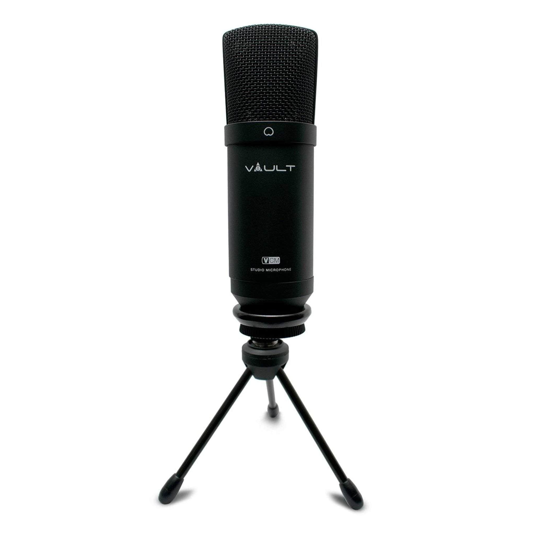 Vault VCM Studio Condenser Microphone with XLR Cable, Tripod, Mount and Foam Pop Filter - Image 7