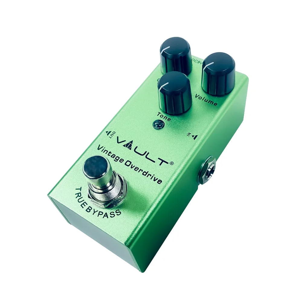 Vault Vintage Overdrive Effects Pedal With all Metal Body, Small Footprint & 3 Year Warranty - Image 2