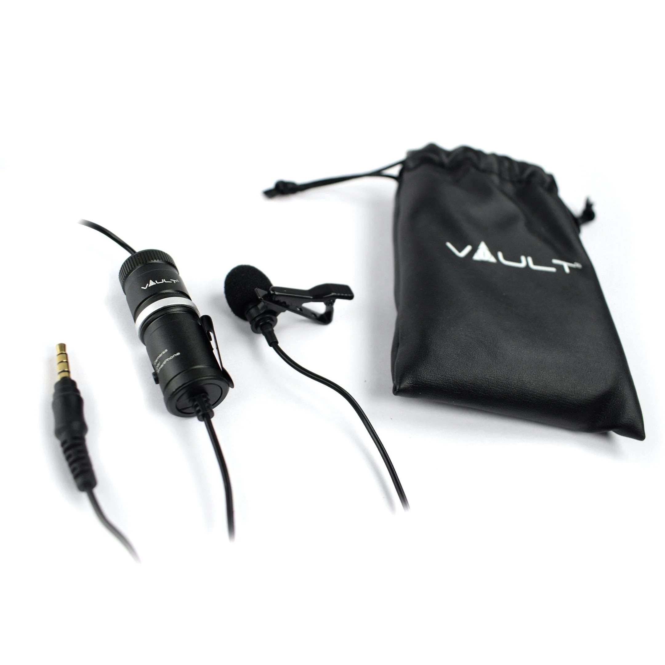 Vault VLM-B 3.5 Lavalier Microphone with 5.5 meter Audio Cable - Ideal for Vlogging, Podcasting, Conferences, Video chat - Open Box - Image 7
