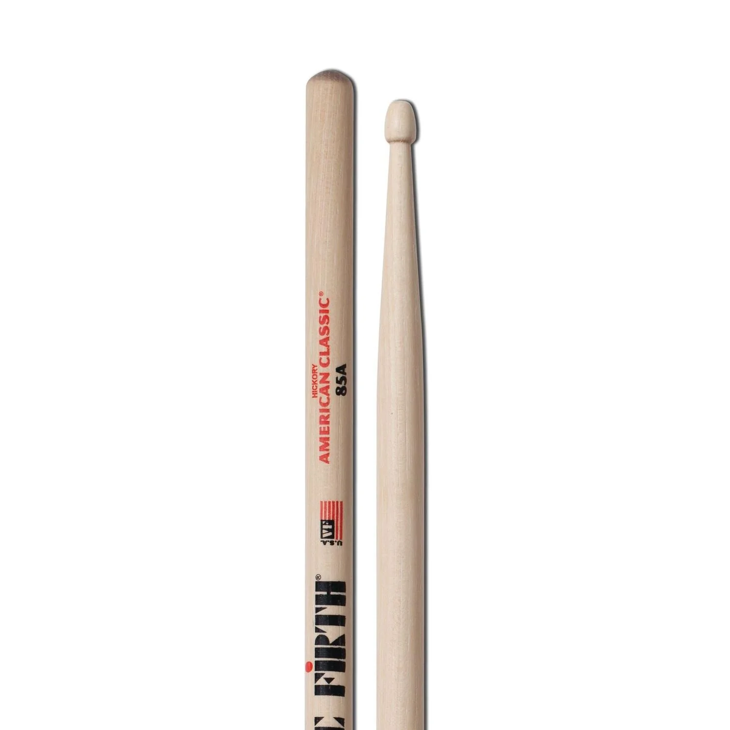 Vic Firth American Classic Hickory Drumsticks - Wooden Tip - 85A - Image 3