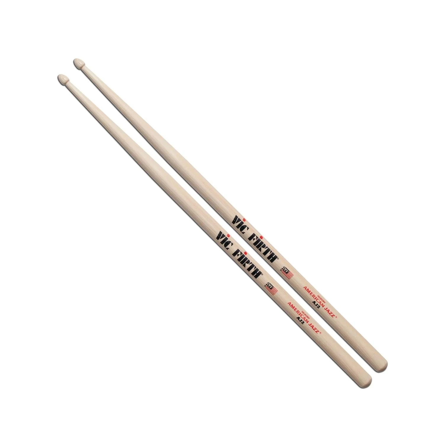 Vic Firth AJ2 American Jazz 2 Drumsticks - 5A