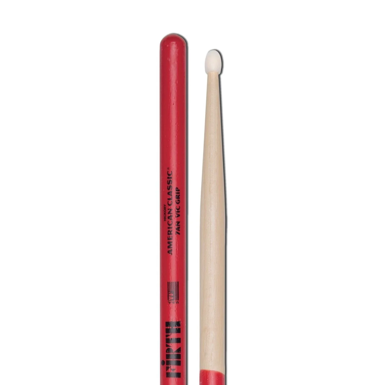 Vic Firth American Classic 7ANVG Grip Drumsticks - Nylon Tip - Image 4