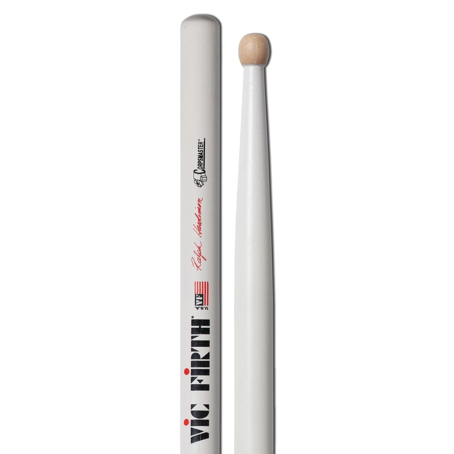 Vic Firth SRH Corpsmaster Ralph Hardimon Signature Snare Drumsticks - Pair - Image 3
