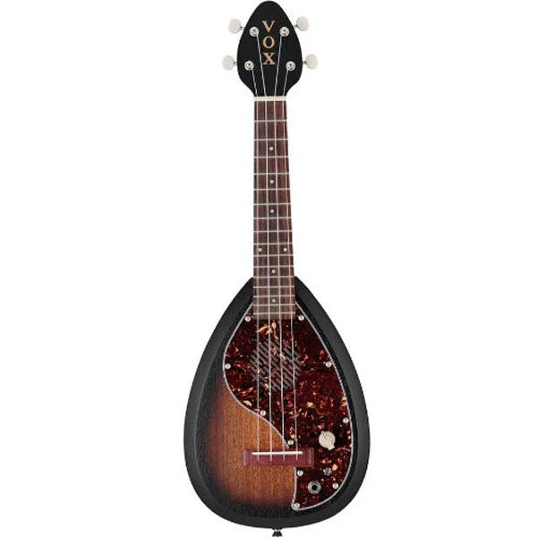 Vox Ukelectric VEU-33C Black Burst Electric Ukulele w Built in Amp and Speaker