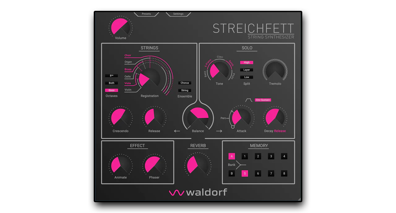 Waldorf Streichfett Plugin