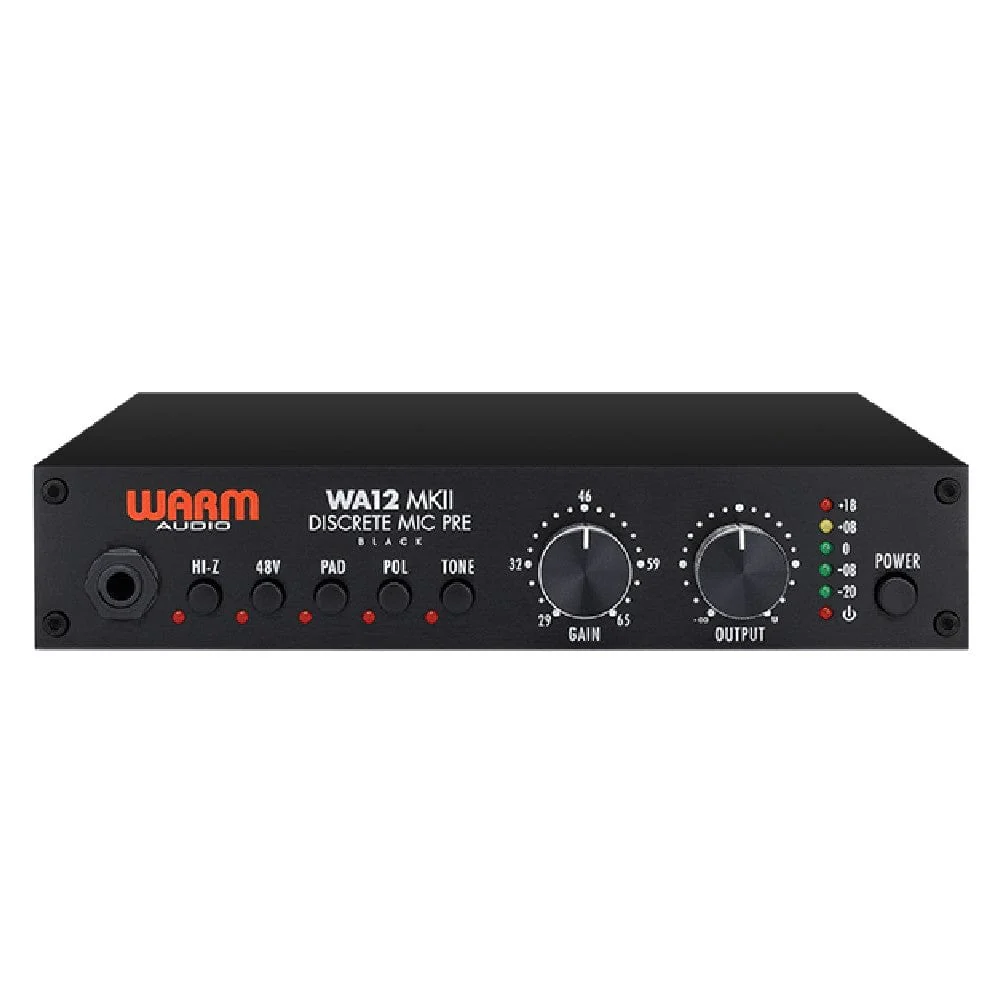 Warm Audio WA12 MKII Microphone Preamplifier - Black