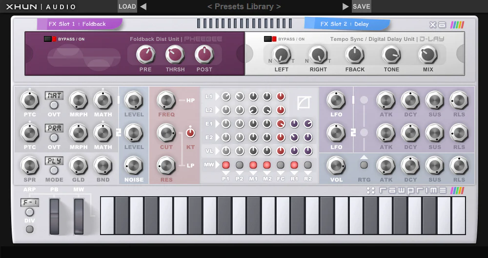Xhun RawPrime: Granular Synthesizer – Professional Audio Software & Plugin