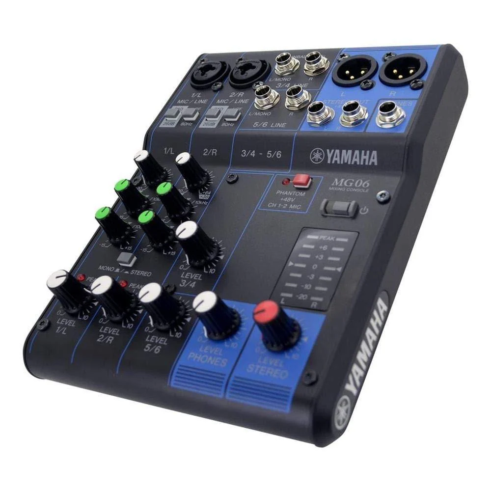 Yamaha MG-06 MG Series Analog Mixing Console - Image 2