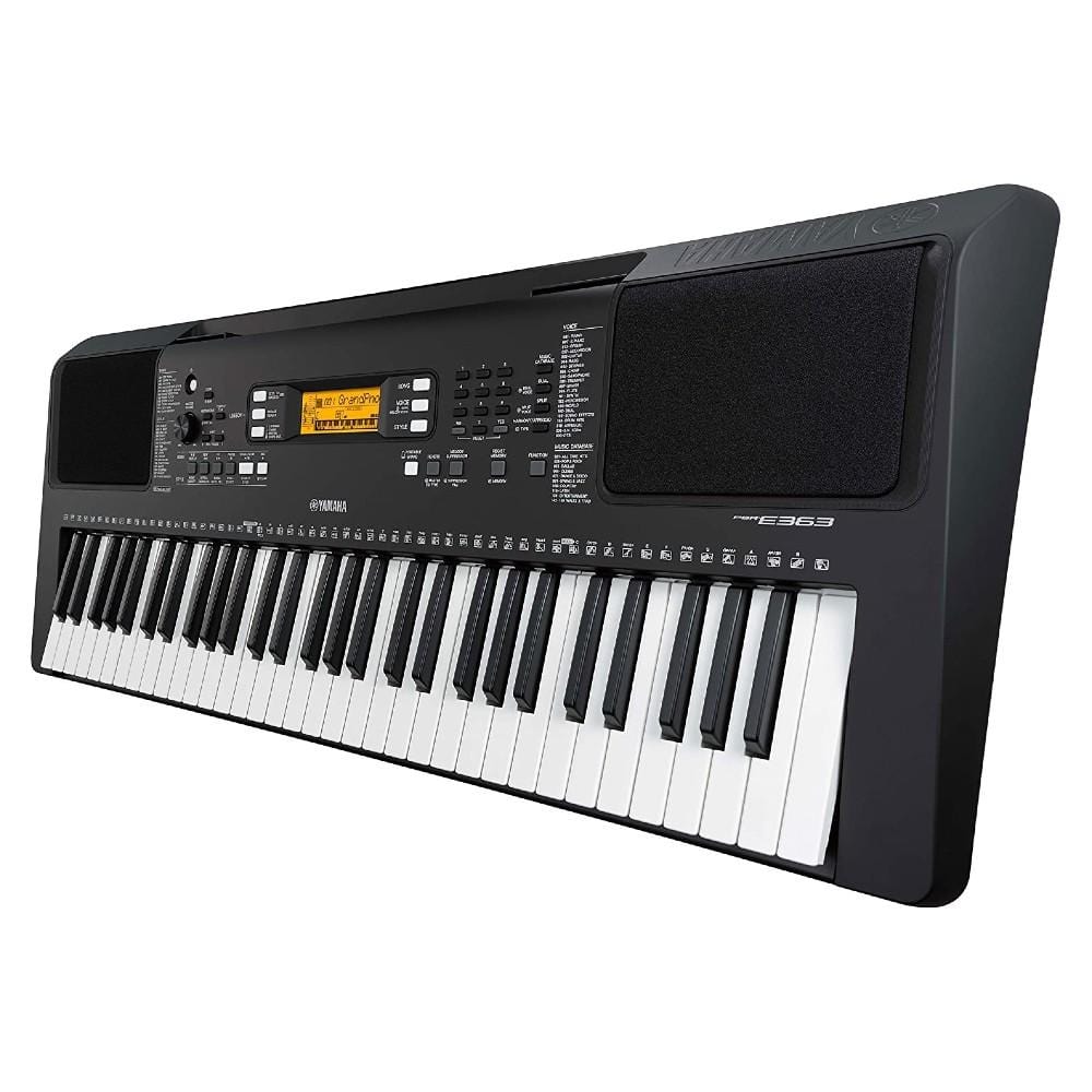Yamaha PSR-E363 61-Key Touch Sensitive Portable Keyboard with Stand, Polishing Cloth and Gig Bag - Image 4