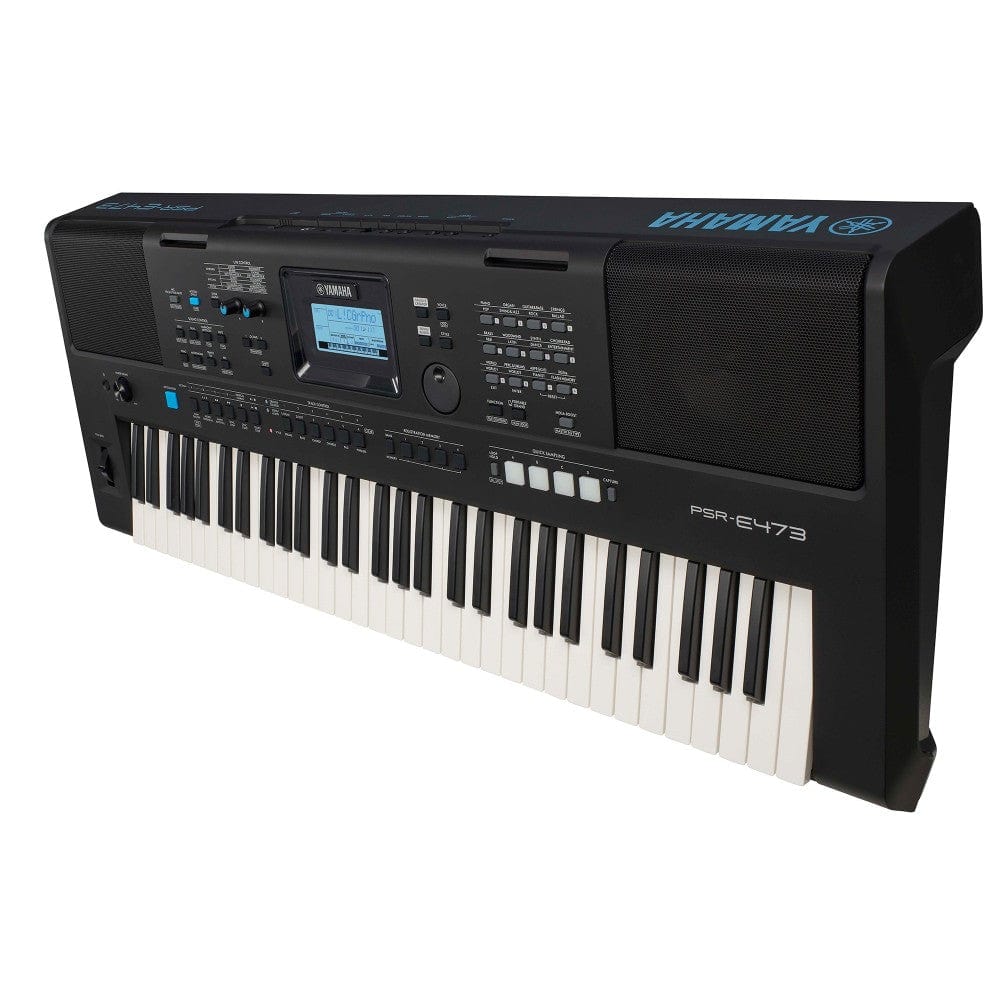 Yamaha PSR-E473 61-Key Touch-Sensitive Portable Keyboard with Polishing Cloth, Dust Cover, Online Lessons & Ebook - Image 7