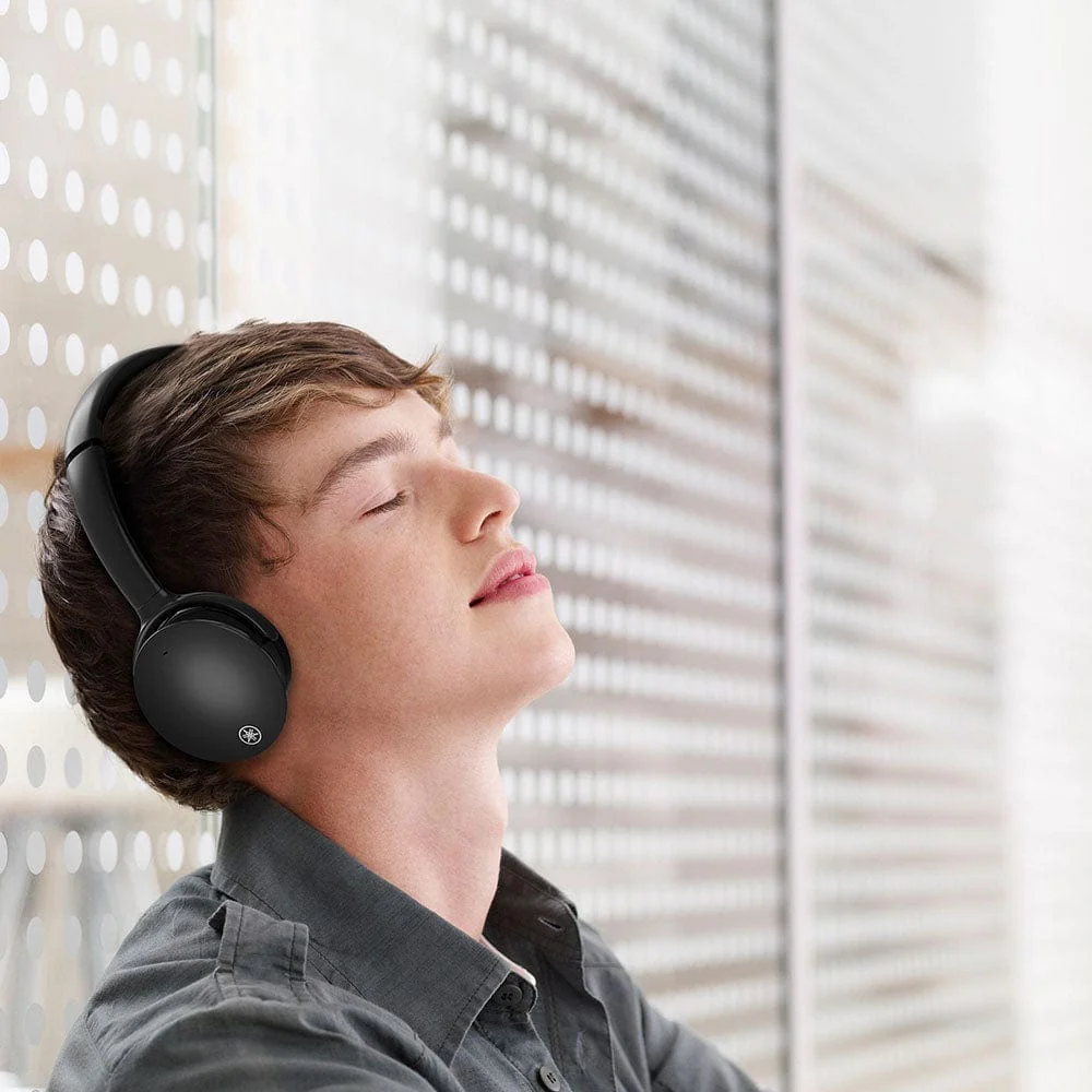 Yamaha YH-E500A Wireless Noise-Cancelling Headphones - Black - Image 5