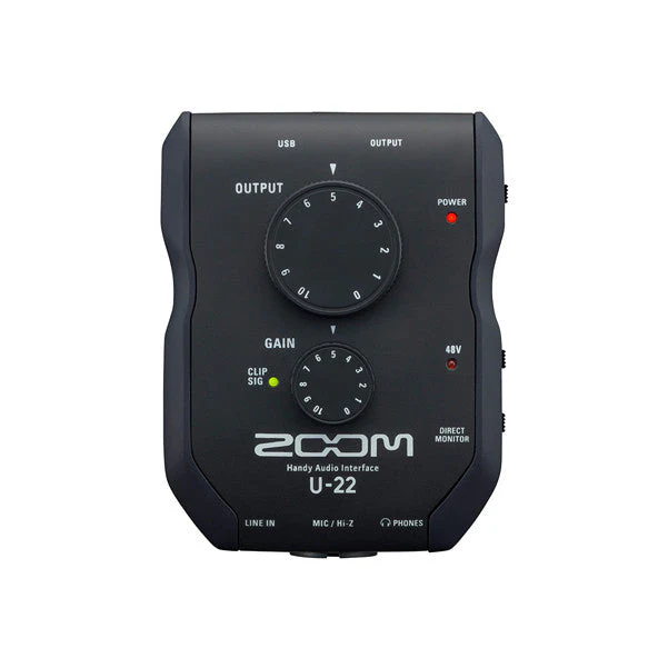 Zoom U-22 Handy Audio Interface - Black